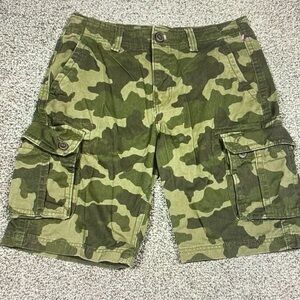 Urban Pipeline Camouflage Cargo Shorts